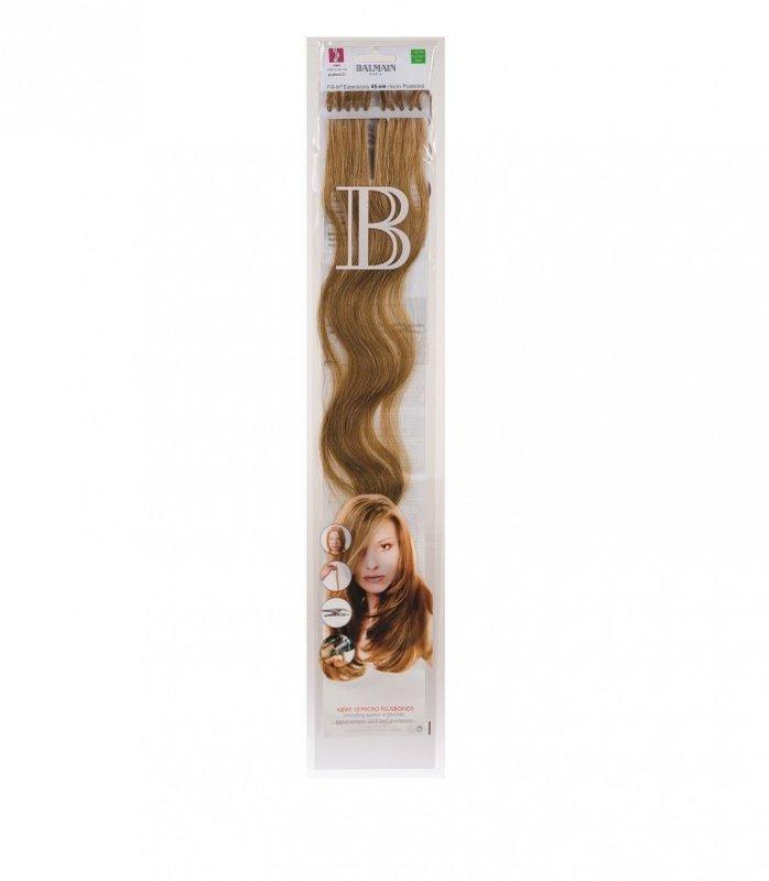 BALMAIN  gewellt 45cm 21 lichtblond 10 Stück Echthaar Fill-In Extensions 