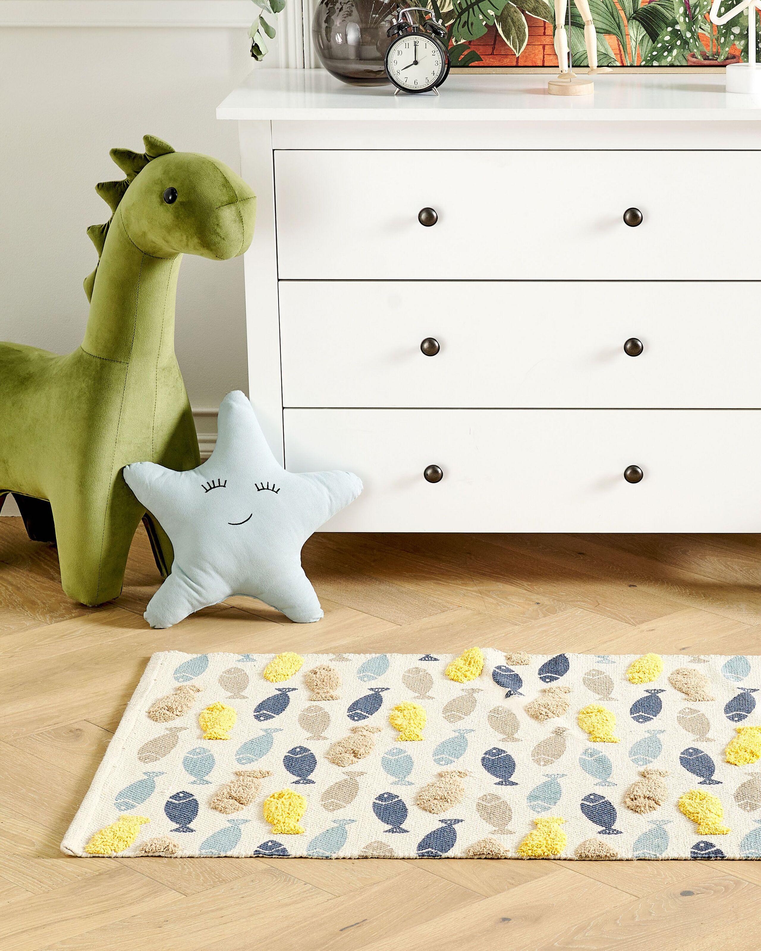 Beliani Tappeto per bambini en Cotone Boho IPUH  