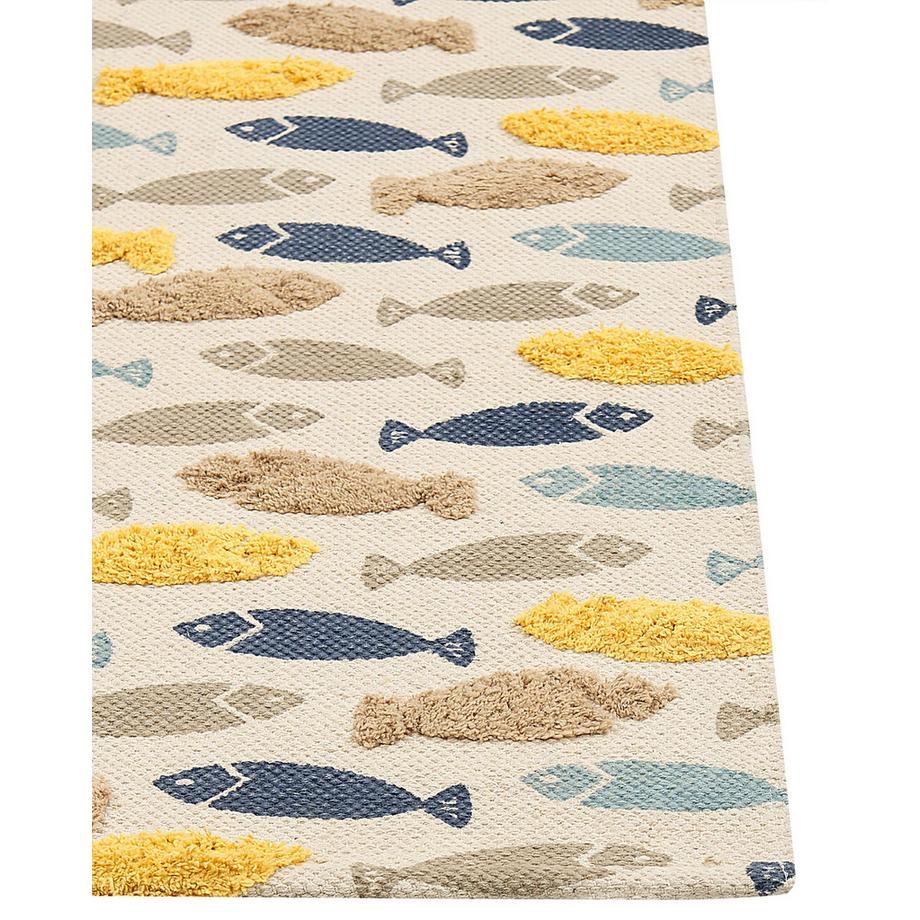 Beliani Kinderteppich aus Baumwolle Boho IPUH  