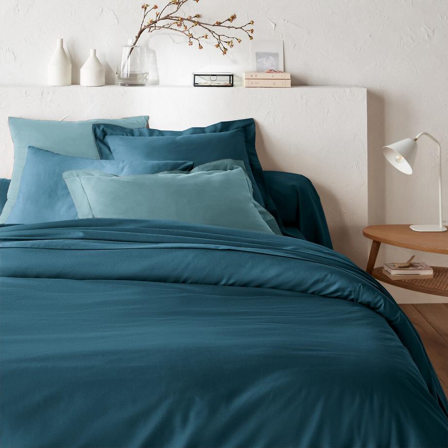La Redoute Intérieurs Scenario Housse de couette unie en polycoton  