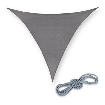 Voile d'ombrage polyéthylène triangulaire gris