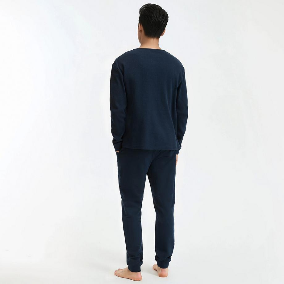 La Redoute Collections Pyjama Henley Manches Longues  