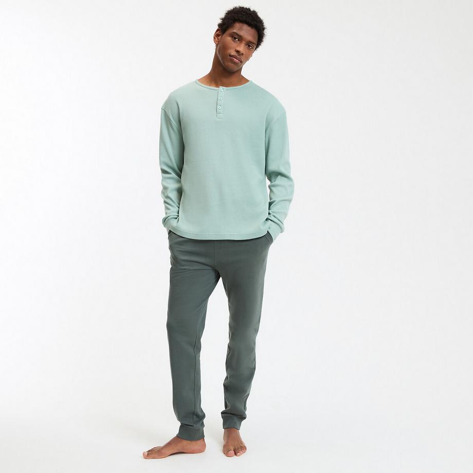 La Redoute Collections Pyjama Henley Manches Longues  