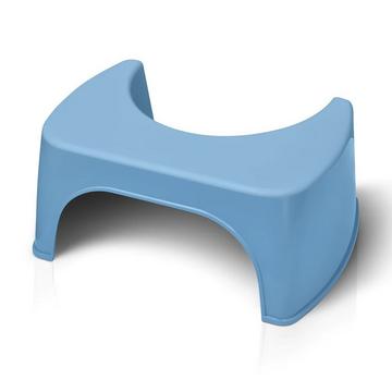 Tabouret de toilette bleu