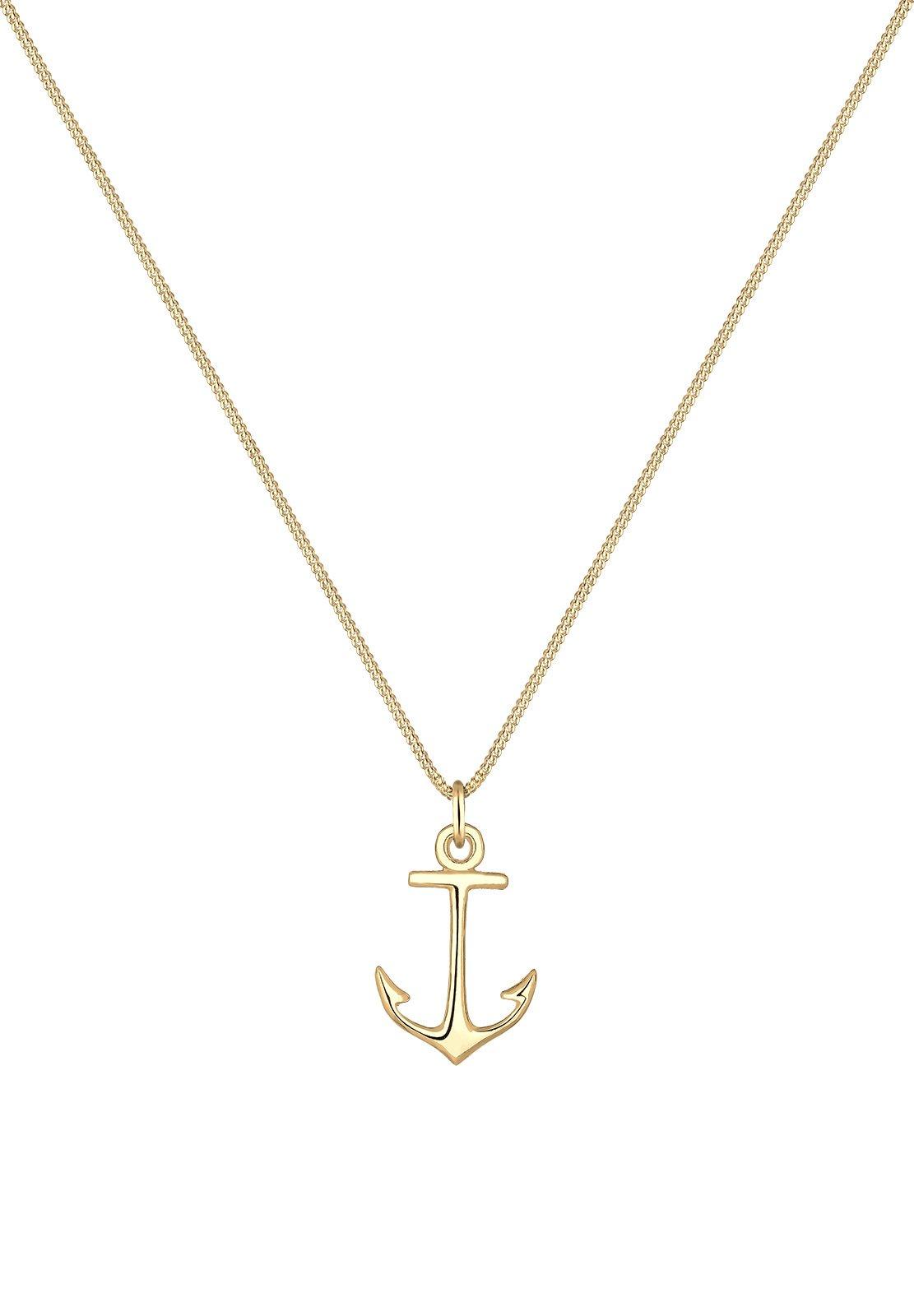 Elli  Collier Pendentif Ancre Maritime Mer 