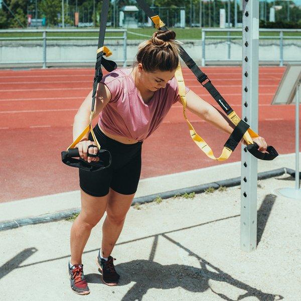 GladiatorFit  Verstellbare Nylon-Aufhängegurte für Krafttraining + GladiatorFit-Tasche 