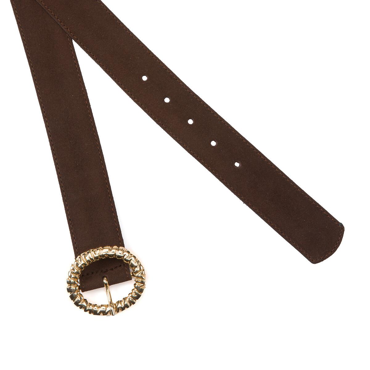 La Redoute Collections  Ceinture en cuir boucle torsadée 