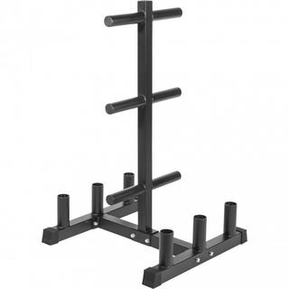 Gorilla Sports  RACK OLYMPIQUE NOIR POUR POIDS ET BARRES | DIAMETRE 50/51 MM | MUSCULATION 