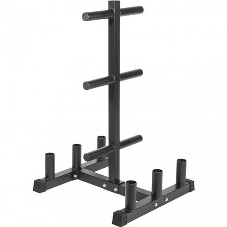 Gorilla Sports  RACK OLYMPIQUE NOIR POUR POIDS ET BARRES | DIAMETRE 50/51 MM | MUSCULATION 