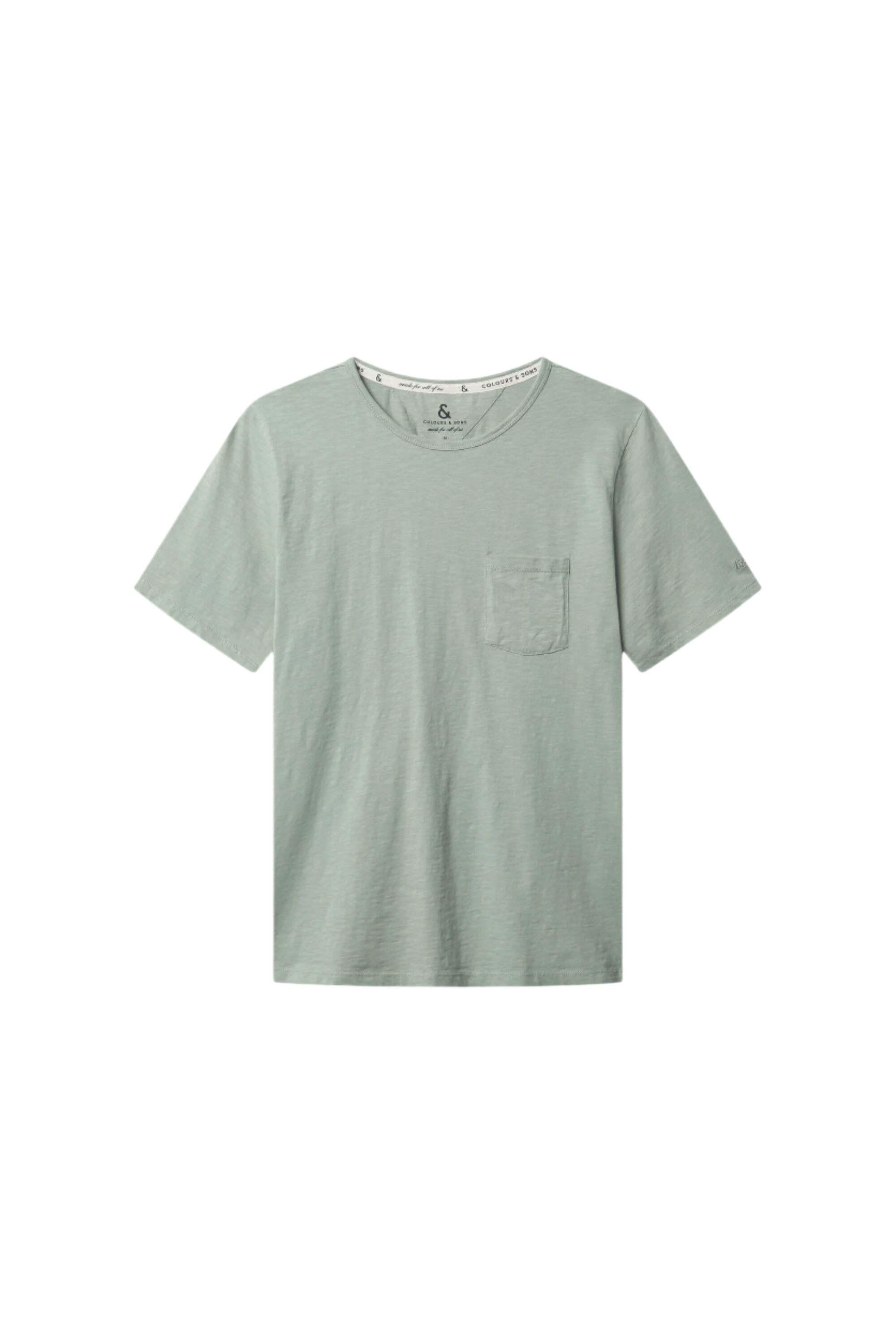 Colours & Sons Slub T-Shirt mit Brusttasche  