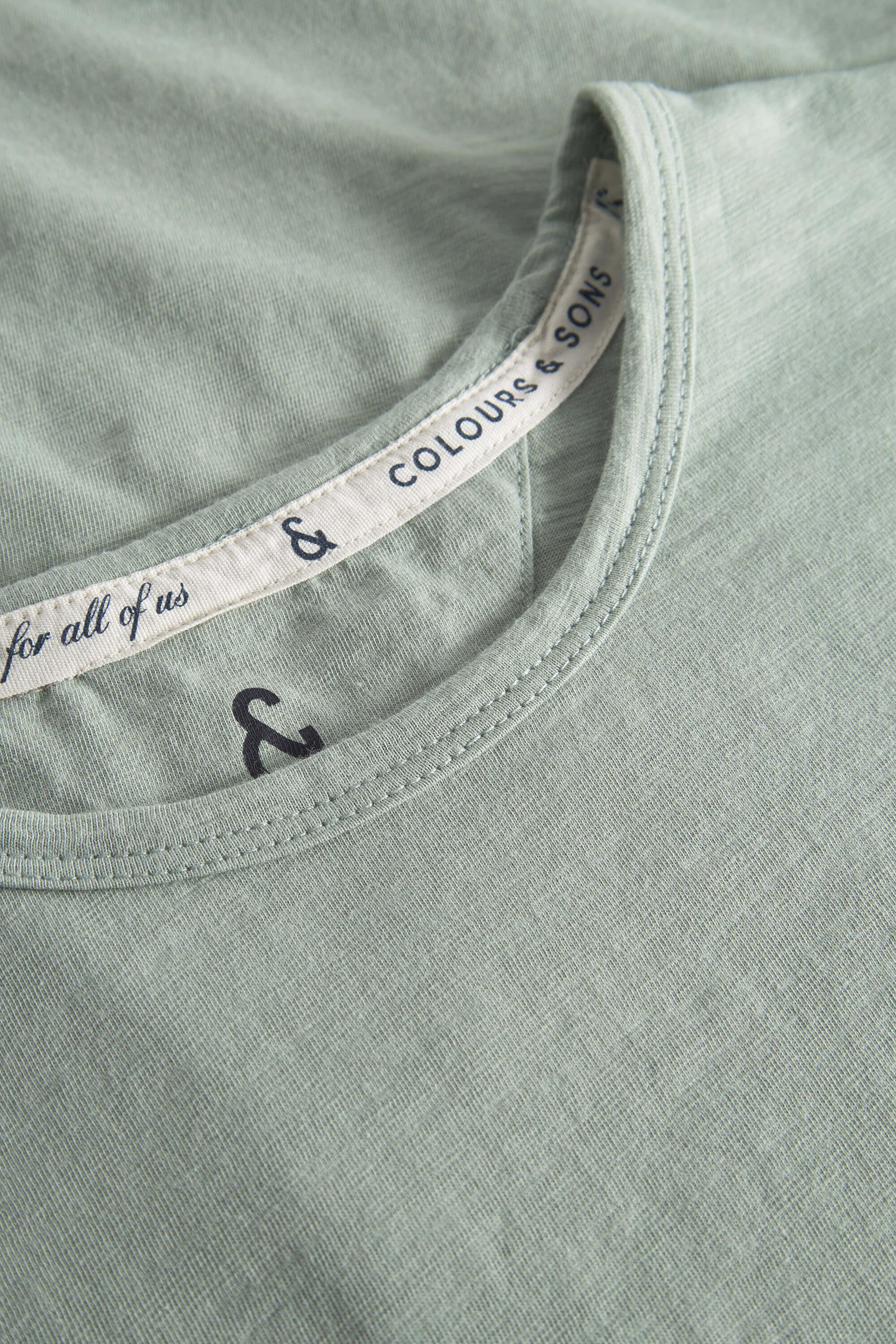 Colours & Sons Slub T-Shirt mit Brusttasche  