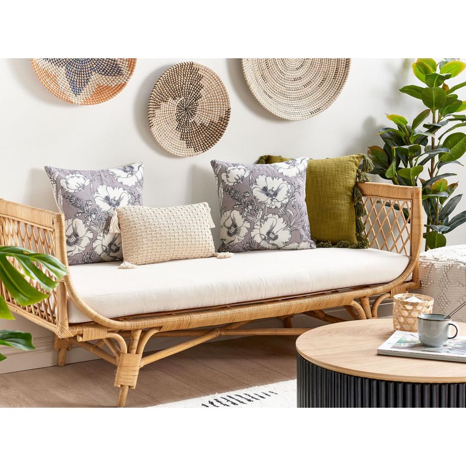 Beliani Dekokissen 2er Set aus Polyester Modern SOPHORA  