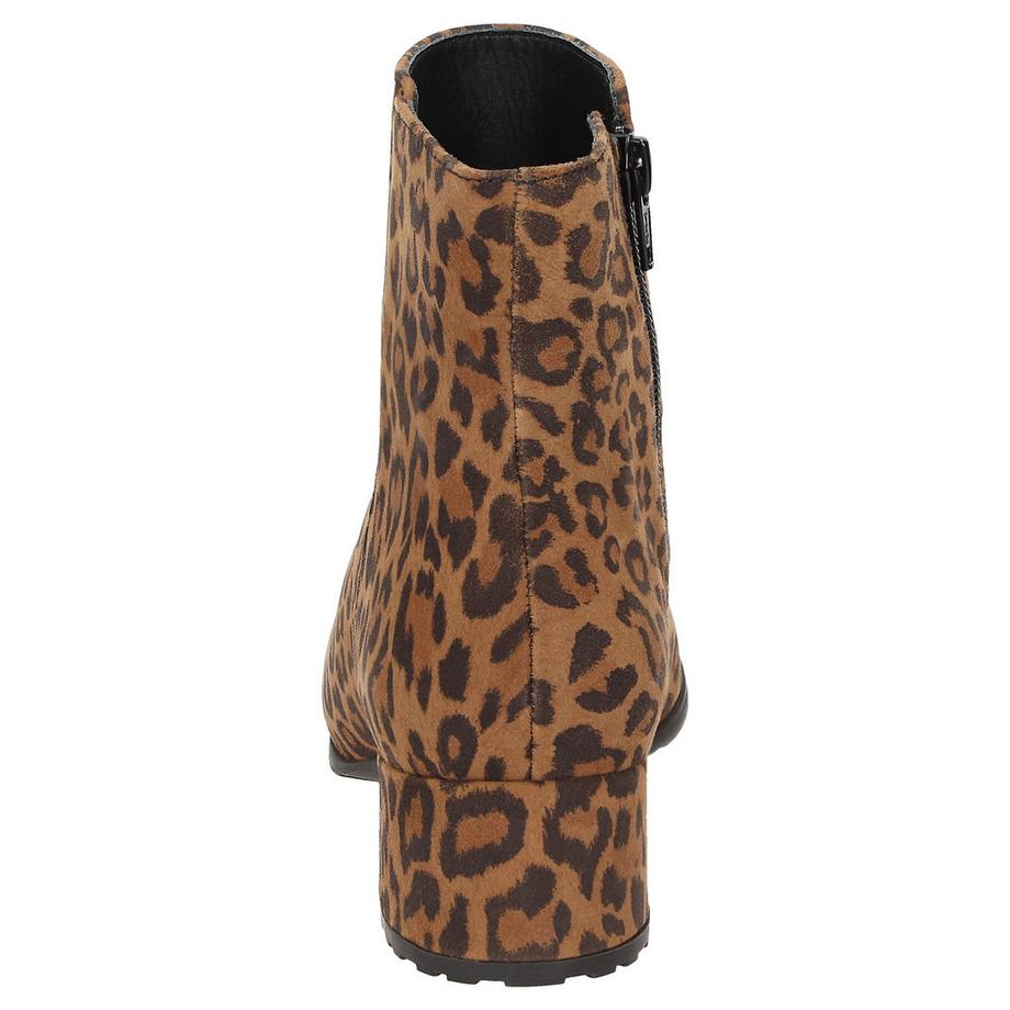 Sioux Fendrina-705 Bottines à Imprimé Léopard  