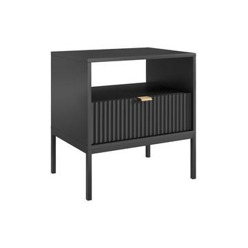 Comodino nicchia Nero LIOUBA