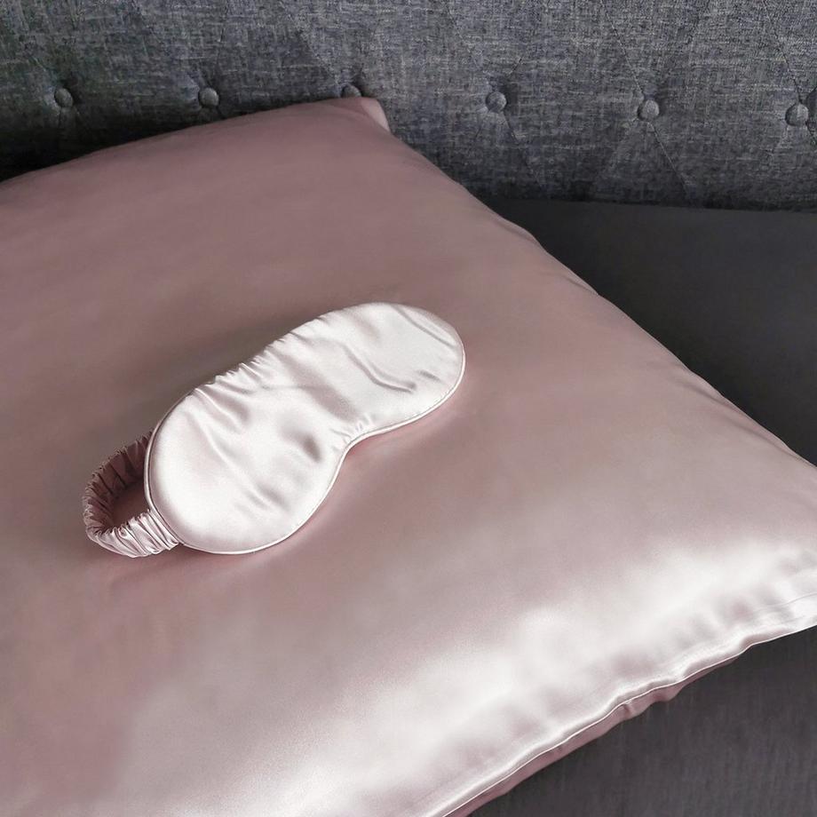 AILORIA Beauty Sleep Set L Federa e Maschera per Dormire in Seta  