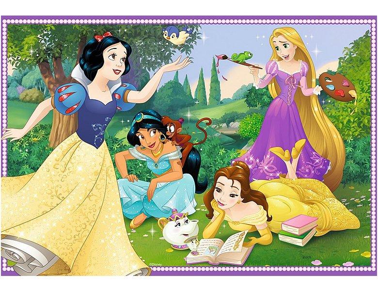 Ravensburger  Ravensburger puzzel In de wereld van de Disney prinsessen - 2x 12 stukjes 