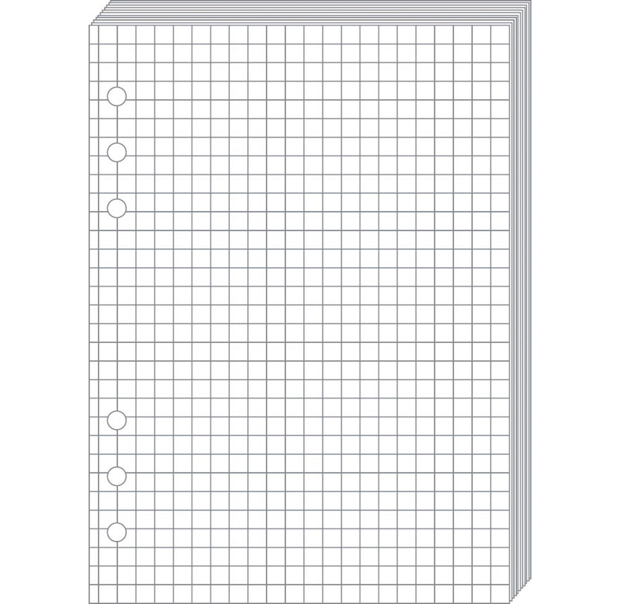 QUO-VADIS  Ricariche organizer - A quadretti - 10x17 cm - Ricambio 