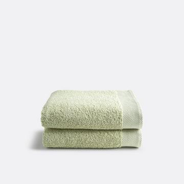 Lot 2 serviettes éponge 500 g/m2