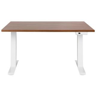 Beliani Bureau réglable en hauteur électriquement en Panneau de particules de bois Moderne DESTINES  