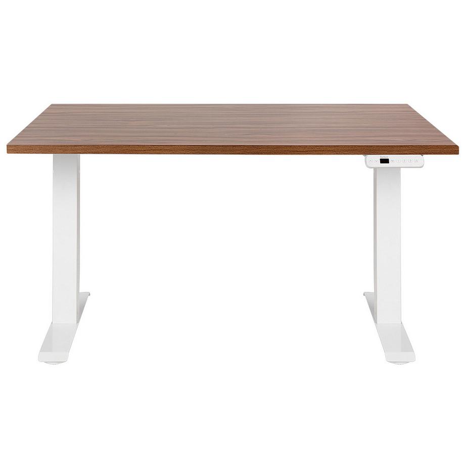 Beliani Schreibtisch elektrisch höhenverstellbar aus Faserplatte Modern DESTINES  