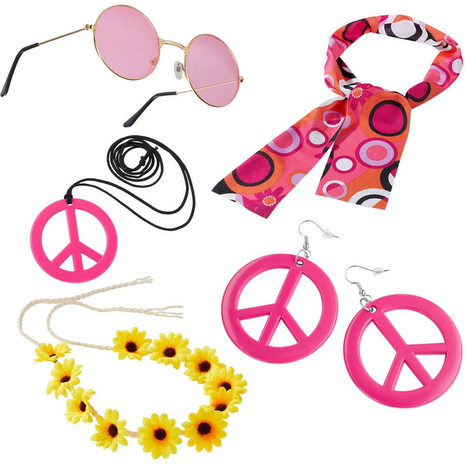 Tectake  kostüm  Hippie Flowerpower 