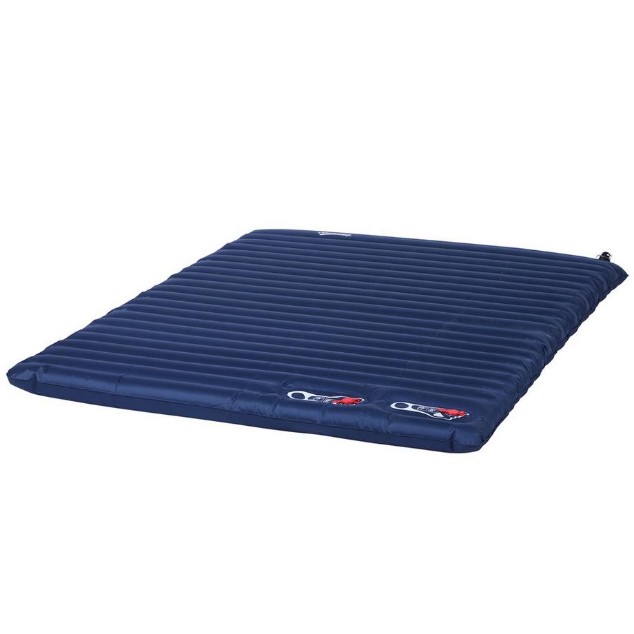 Northio  Luftmatratze Aufblasbares Luftbett, Campingmatratze, Schlafmatte, Pvc & Polyester Pongee, Navy Blau, 195X138X10Cm 