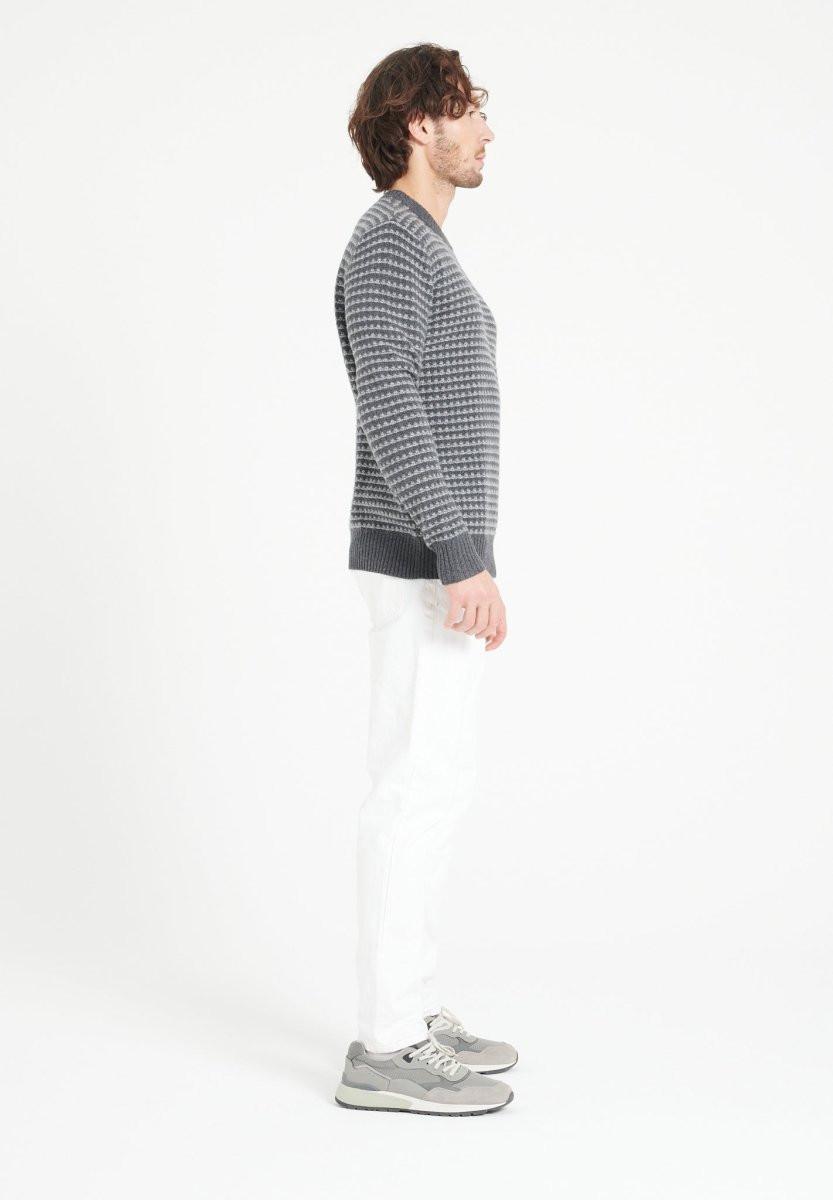 Studio Cashmere8  ZACH 3 Pull col rond 4 fils - 100% cachemire 