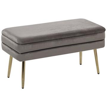 Banc de rangement en Velours Moderne DURHAM