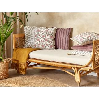 Beliani Lot de 2 coussins décoratifs en Coton Cottage CELTIS  