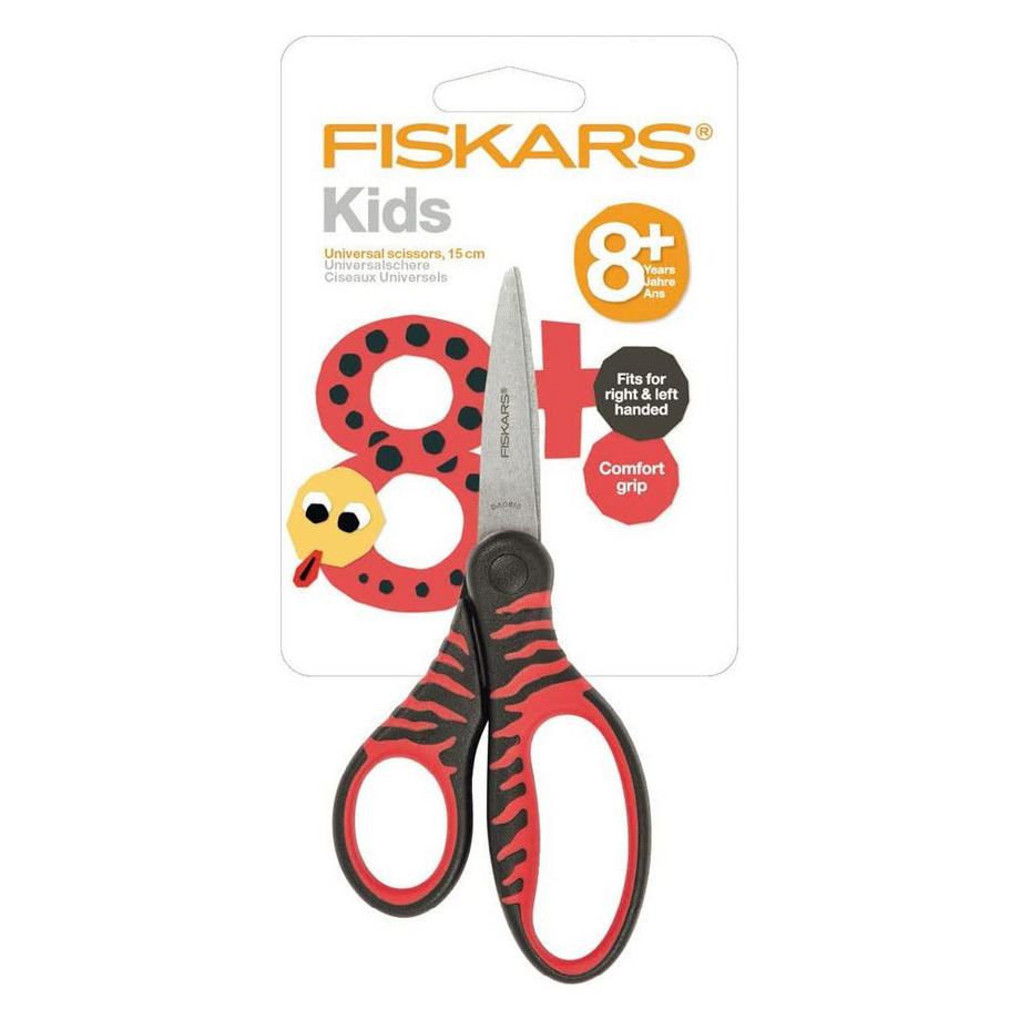 Fiskars Kinderschere Softgrip Edelstahl Universal  