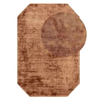 Benuta Tapis en viscose Milian Marron clair  