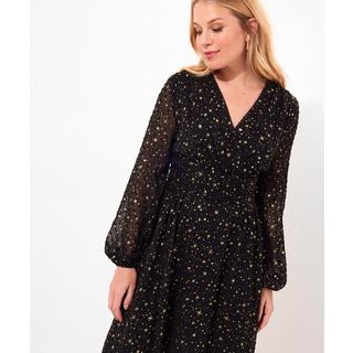 Joe Browns  Robe Enveloppante Midi Imprimé Étoiles Festive 