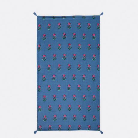 La Redoute Intérieurs XL-Hamamtuch Alanis mit Blumenmuster und Frottee-Rückseite  