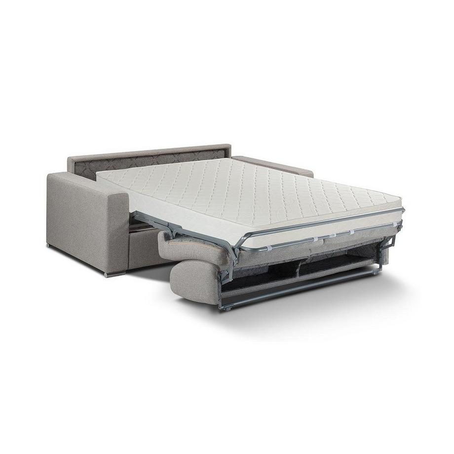 LINEA SOFA Divano letto 3 posti a ribalta Posto letto 1 Materasso in Tessuto Blu CALITO  