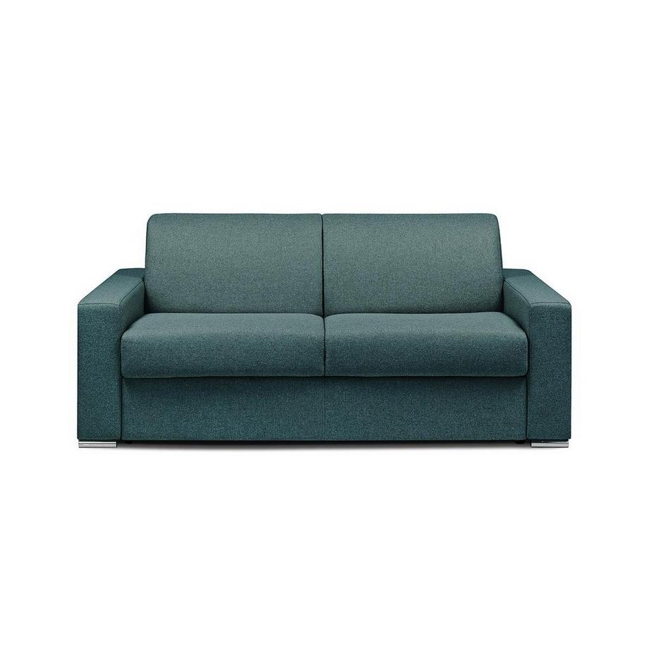 LINEA SOFA Divano letto 3 posti a ribalta Posto letto 1 Materasso in Tessuto Blu CALITO  