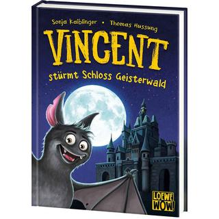 Vincent stürmt Schloss Geisterwald (Band 4) Kaiblinger, Sonja; Loewe Wow! (Hrsg.); Hussung, Thomas (Illustrationen) Copertina rigida 