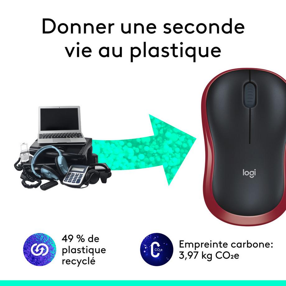 Logitech  Kabellose Maus  M185 