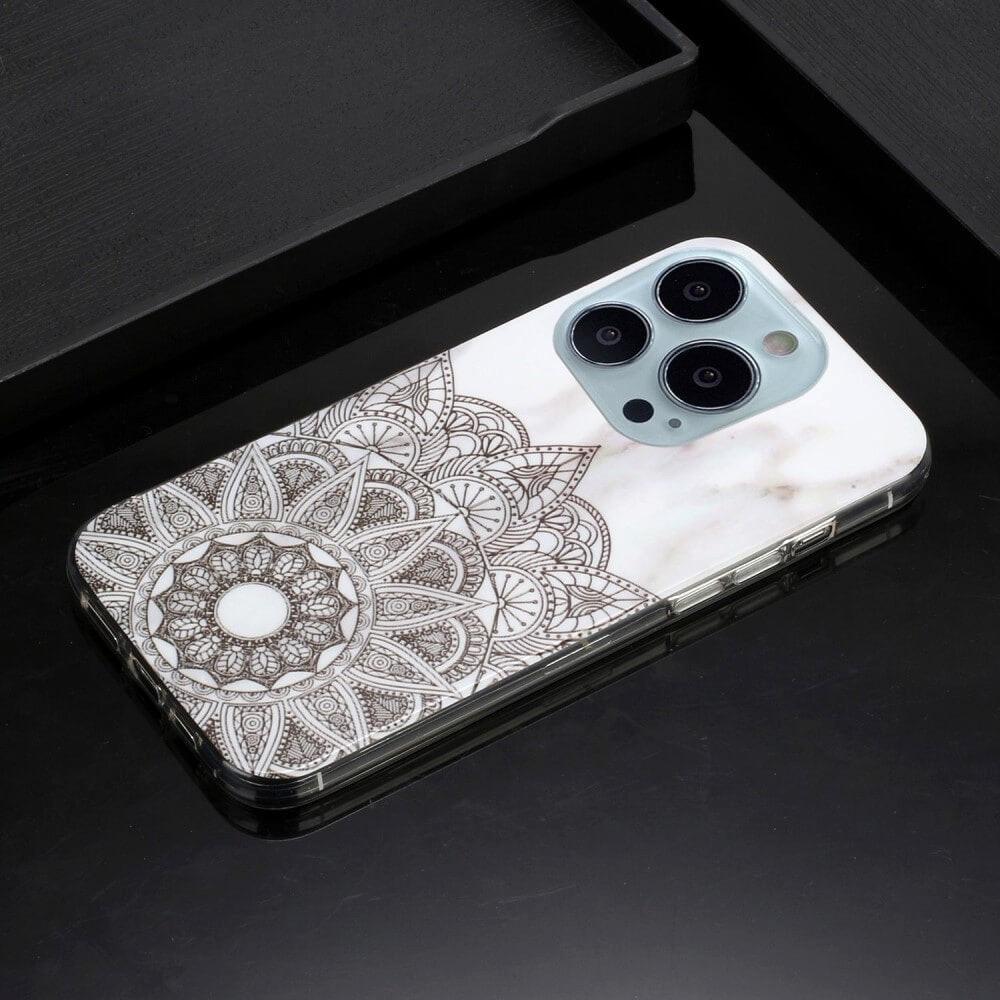 Cover-Discount  iPhone 14 Pro - Silikon Gummi Case Marble 