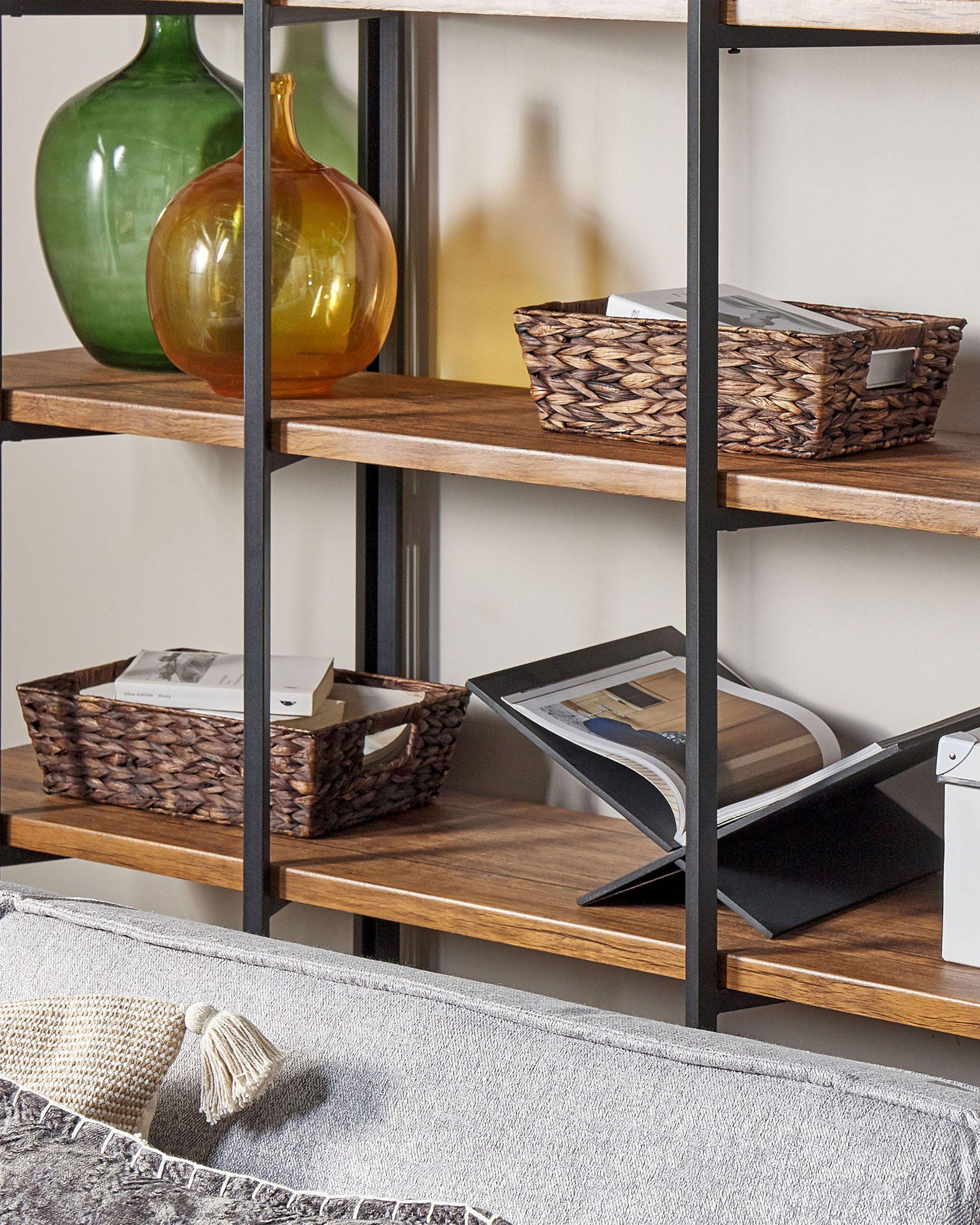 Beliani Lot de 2 paniers en Fibre de jacinthe d'eau Rétro PANDZ  