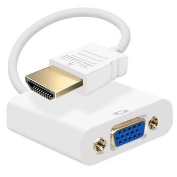 HDMI auf VGA Buchse Adapter Weiß