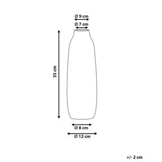 Beliani Vaso da fiori en Gres porcellanato Mediterraneo BYBLOS  