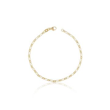 Bracelet Figaro Gelbgold 750,19cm, 2.3mm