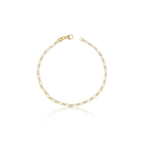 MUAU Schmuck  Bracelet Figaro Gelbgold 750,19cm, 2.3mm 