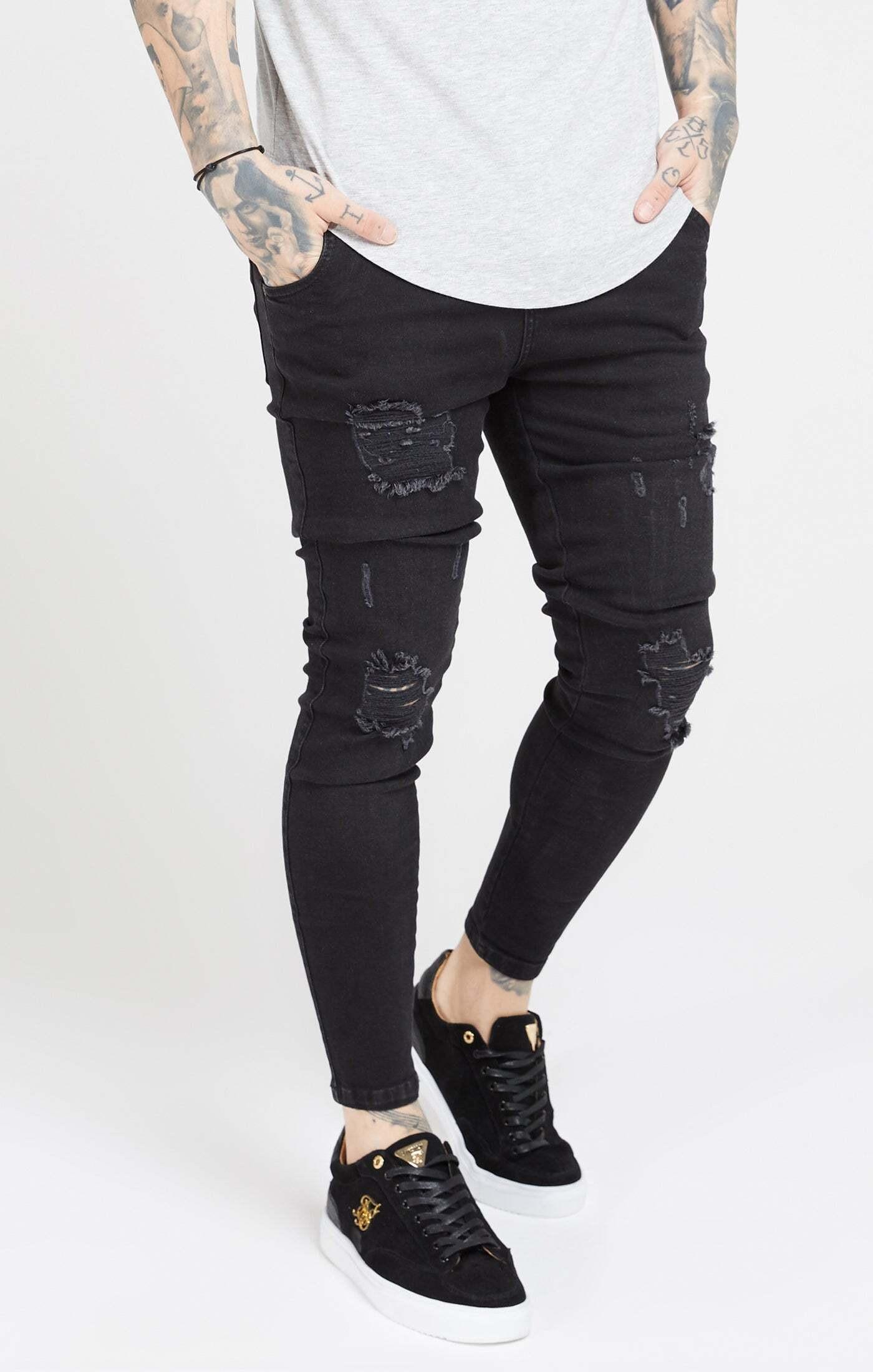 Sik Silk  Jean Skinny Essential Distressed Skinny Jean 