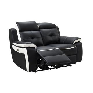 Vente-unique Relaxsofa Leder elektrisch 2Sitzer ANGELIQUE  