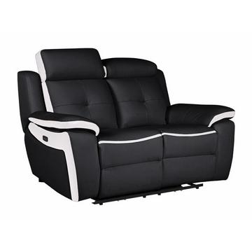 Relaxsofa Leder elektrisch 2Sitzer ANGELIQUE