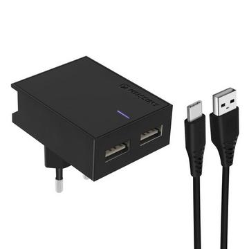 Chargeur USB Slim Câble USB-C Swissten