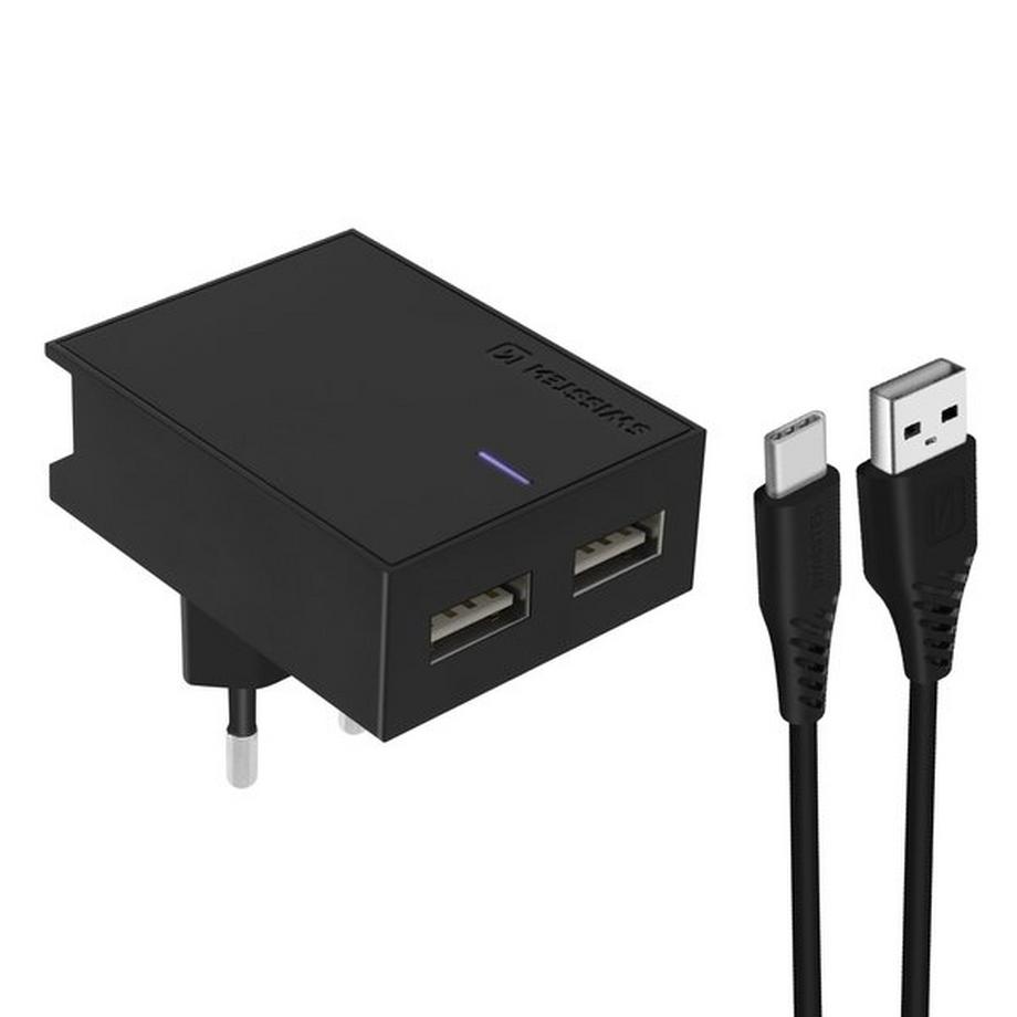 Chargeur USB Slim Câble USB-C Swissten