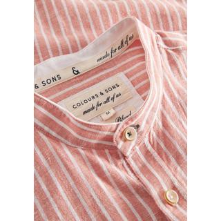 Colours & Sons  Hemden Linen Blend Stripes 