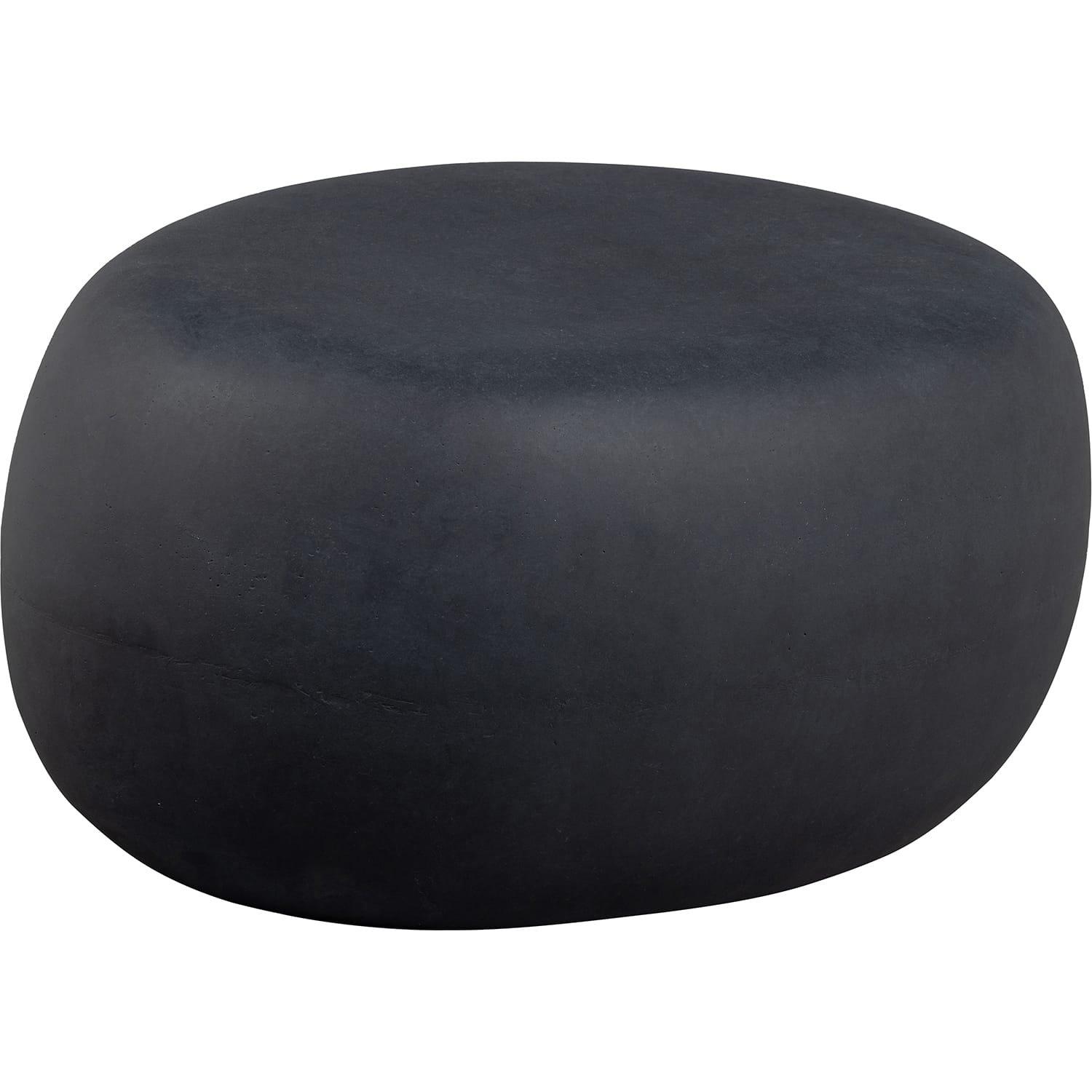 mutoni Table basse Pebble anthracite 65x49  